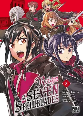 Couverture du manga Reign of the seven spellblades Tome 8