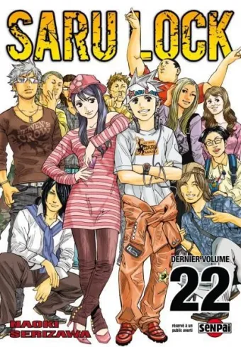 Couverture du manga Saru Lock Tome 22