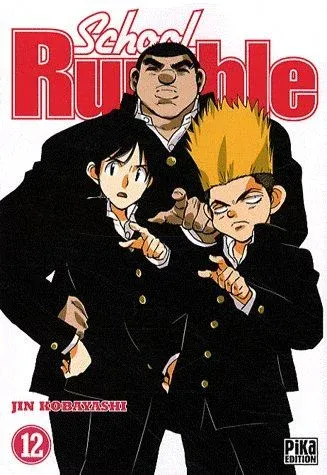 Couverture du manga School rumble Tome 12