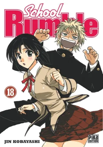Couverture du manga School rumble Tome 18