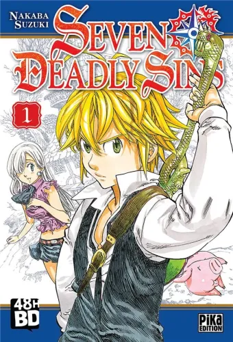 Couverture du manga Seven deadly sins Tome 1