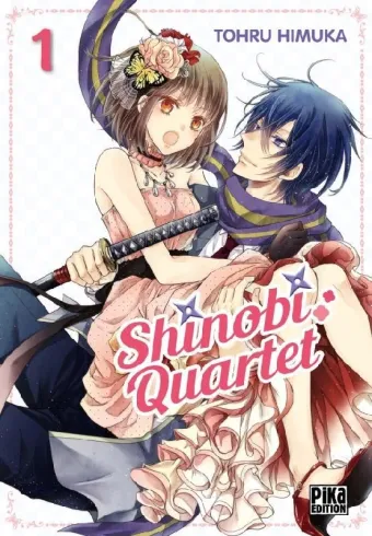 Couverture du manga Shinobi quartet Tome 1