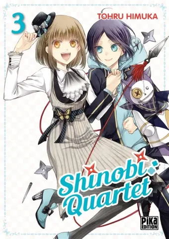 Couverture du manga Shinobi quartet Tome 3