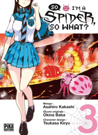 Couverture du manga So I’m a spider, so what ? Tome 3