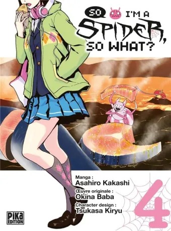 Couverture du manga So I’m a spider, so what ? Tome 4