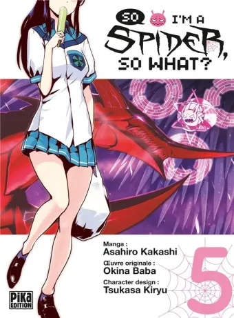 Couverture du manga So I’m a spider, so what ? Tome 5