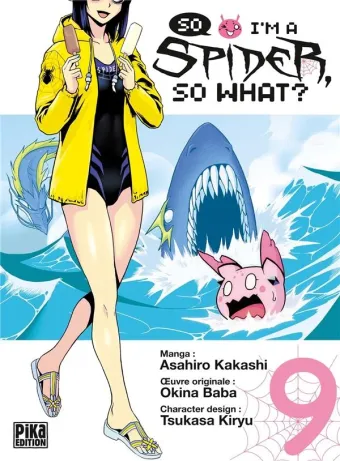 Couverture du manga So I’m a spider, so what ? Tome 9