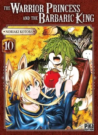 Couverture du manga The warrior princess and the barbaric king Tome 10