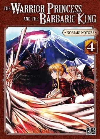 Couverture du manga The warrior princess and the barbaric king Tome 4