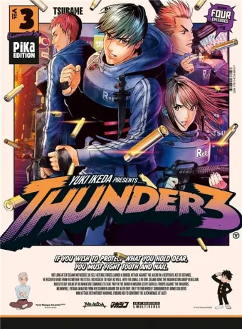 Couverture du manga Thunder 3 Tome 3