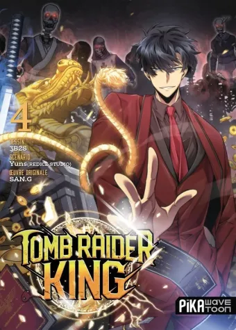 Couverture du manga Tomb raider king Tome 4