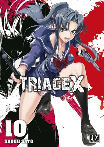 Couverture du manga Triage X Tome 10