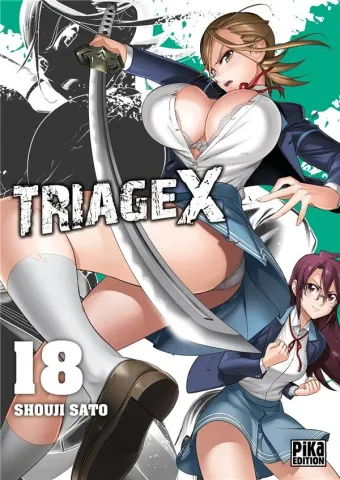 Couverture du manga Triage X Tome 18