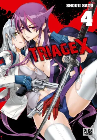 Couverture du manga Triage X Tome 4