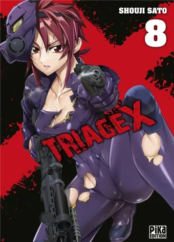 Couverture du manga Triage X Tome 8