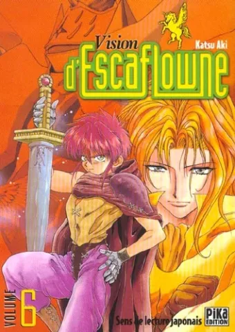 Couverture du manga Vision d’Escaflowne Tome 6