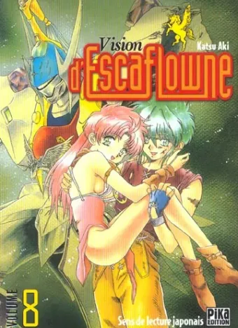 Couverture du manga Vision d’Escaflowne Tome 8