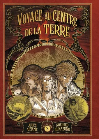 Couverture du manga Voyage au centre de la terre Tome 2
