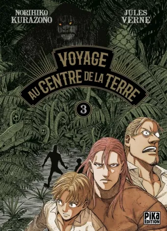 Couverture du manga Voyage au centre de la terre Tome 3