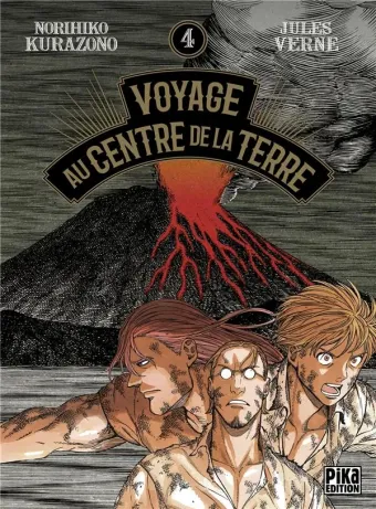 Couverture du manga Voyage au centre de la terre Tome 4