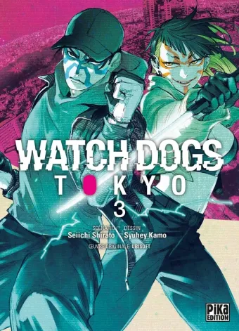 Couverture du manga Watch dogs Tokyo Tome 3