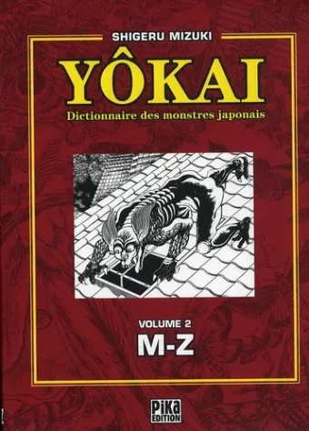 Couverture du manga Yôkai – dictionnaire des monstres japonais Tome 2, « M-Z »