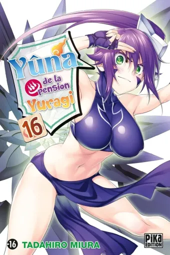 Couverture du manga Yûna de la pension Yuragi Tome 16, « Sagiri, la maladroite »