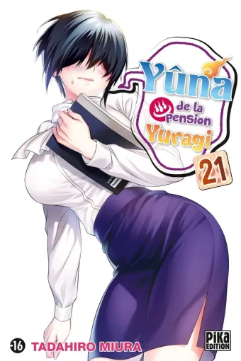 Couverture du manga Yûna de la pension Yuragi Tome 21, « Mme Yumesaki change de look »