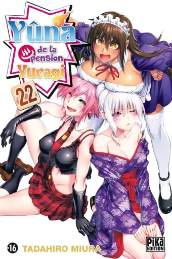 Couverture du manga Yûna de la pension Yuragi Tome 22, « Yûna lui dit »