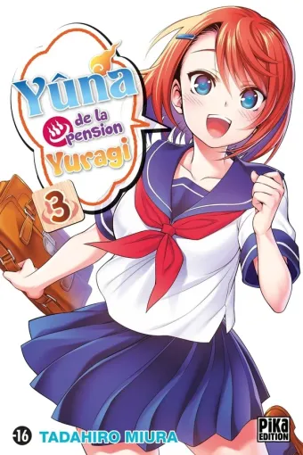 Couverture du manga Yûna de la pension Yuragi Tome 3