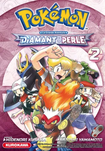 Couverture du manga Pokémon Diamant Perle / Platine Tome 2
