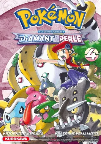 Couverture du manga Pokémon Diamant Perle / Platine Tome 4