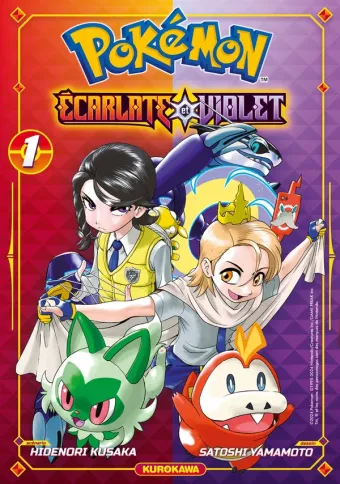 Couverture du manga Pokémon Ecarlate et Violet Tome 1