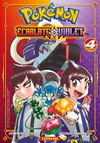 Couverture du manga Pokémon Ecarlate et Violet Tome 4