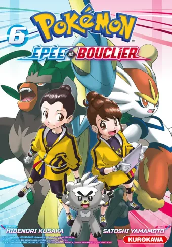 Couverture du manga Pokémon Epée et Bouclier Tome 6