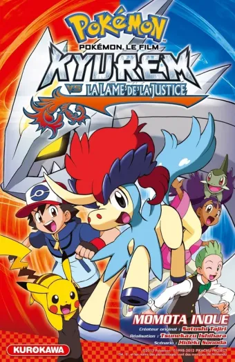 Couverture du manga Pokémon – Films et hors-série Hors-série, « Pokémon, Le film - Kyurem vs La lame de la justice »