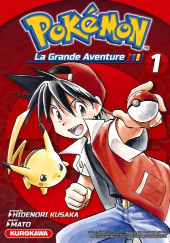 Couverture du manga Pokémon, La Grande Aventure Tome 1