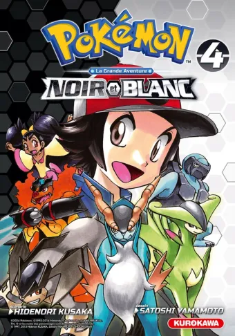 Couverture du manga Pokémon Noir & Blanc Double Tome 4