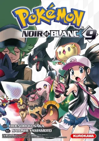 Couverture du manga Pokémon Noir et Blanc Tome 9