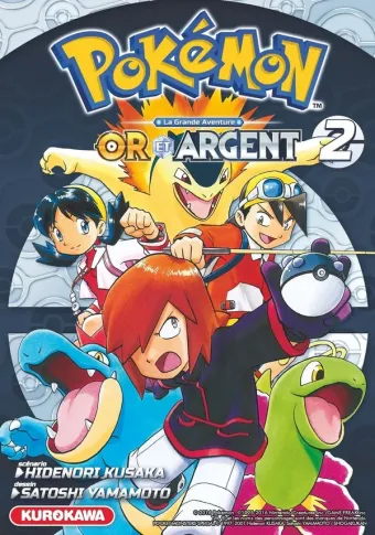 Couverture du manga Pokémon Or et Argent Tome 2