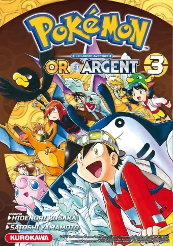 Couverture du manga Pokémon Or et Argent Tome 3
