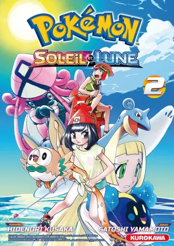 Couverture du manga Pokémon Soleil et Lune Tome 2