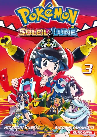 Couverture du manga Pokémon Soleil et Lune Tome 3