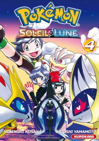 Couverture du manga Pokémon Soleil et Lune Tome 4