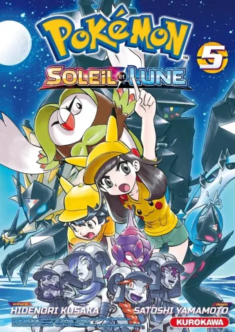 Couverture du manga Pokémon Soleil et Lune Tome 5