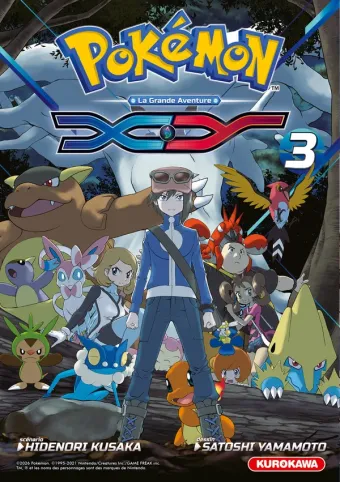 Couverture du manga Pokémon XY Double Tome 3