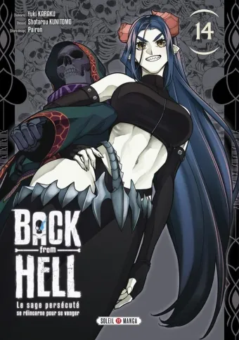 Couverture du manga Back from hell – le sage persécuté se réincarne pour se venger Tome 14, « Le sage persécuté se réincarne pour se venger »