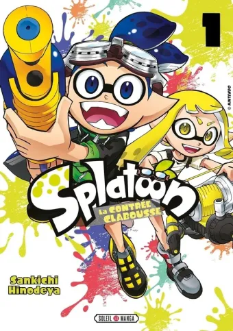 Couverture du manga Splatoon – la contrée clabousse Tome 1
