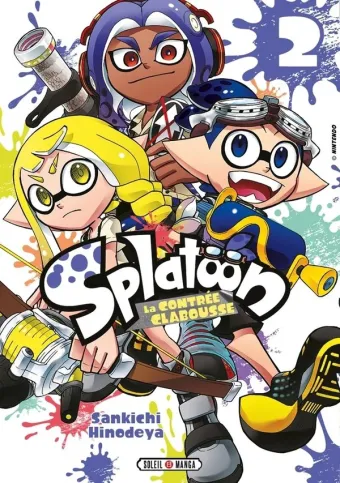 Couverture du manga Splatoon – la contrée clabousse Tome 2