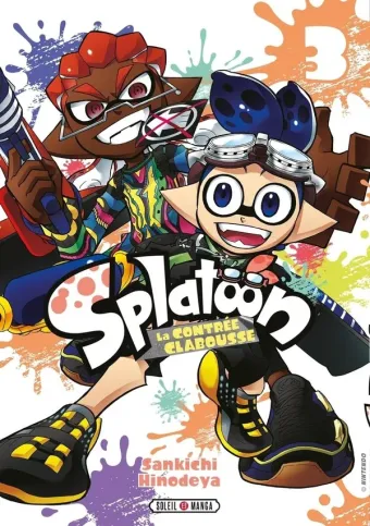Couverture du manga Splatoon – la contrée clabousse Tome 3